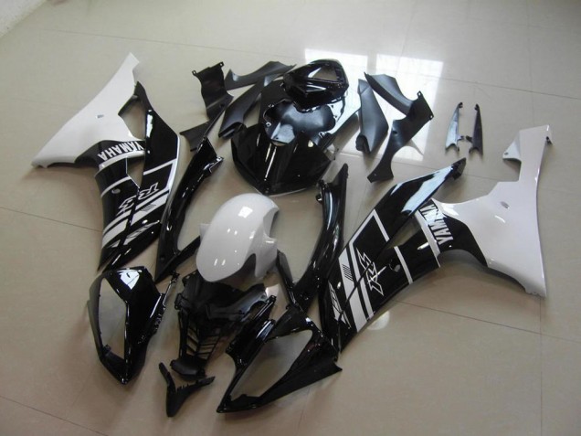 Yamaha R6 08-16 Motorrad Verkleidungen Komplett Sets - Weiß Schwarz Yamaha R6 08-16 Motorrad Verkleidungen Komplett Sets - Weiß Schwarz