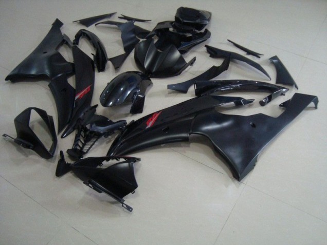 Yamaha R6 08-16 Motorrad Verkleidungen - Matt Schwarz Glänzendes Schwarz Yamaha R6 08-16 Motorrad Verkleidungen - Matt Schwarz Glänzendes Schwarz