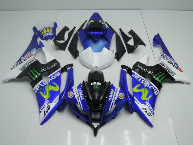 Yamaha R6 08-16 Motorrad Verkleidungen - Neu Movistar Yamaha R6 08-16 Motorrad Verkleidungen - Neu Movistar
