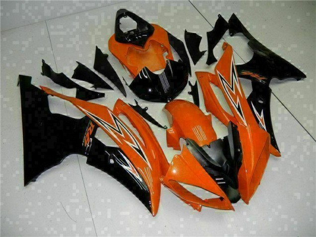 Yamaha R6 08-16 Motorrad Verkleidungen - Orange Schwarz Yamaha R6 08-16 Motorrad Verkleidungen - Orange Schwarz
