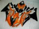 Yamaha R6 08-16 Motorrad Verkleidungen - Orange Schwarz Yamaha R6 08-16 Motorrad Verkleidungen - Orange Schwarz