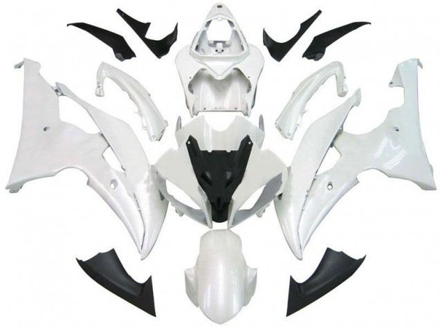 Yamaha R6 08-16 Motorrad Verkleidungen - Perl Weiß Yamaha R6 08-16 Motorrad Verkleidungen - Perl Weiß