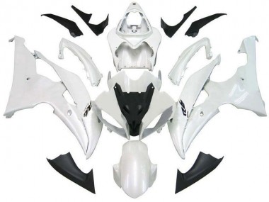 Yamaha R6 08-16 Motorrad Verkleidungen - Perl Weiß R6
