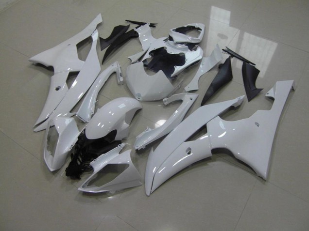 Yamaha R6 08-16 Motorrad Verkleidungen - Perl Weiß ohne Aufkleber Yamaha R6 08-16 Motorrad Verkleidungen - Perl Weiß ohne Aufkleber