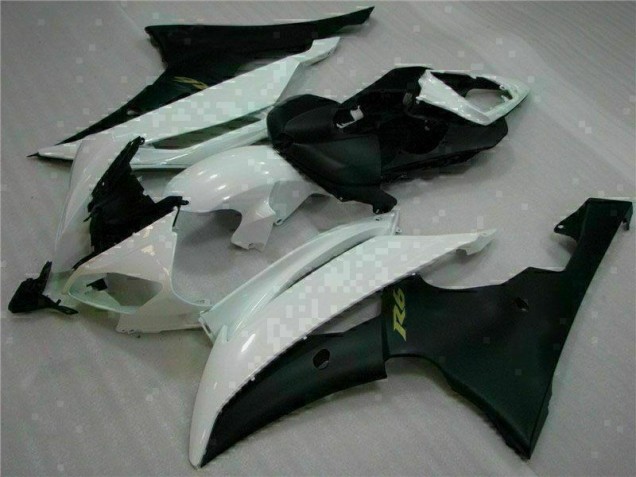 Yamaha R6 08-16 Motorrad Verkleidungen & Plastik - Weiß Schwarz Yamaha R6 08-16 Motorrad Verkleidungen & Plastik - Weiß Schwarz