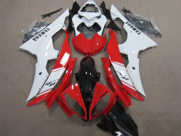 Yamaha R6 08-16 Motorrad Verkleidungen - Rot Weiß Schwarz Aufkleber Yamaha R6 08-16 Motorrad Verkleidungen - Rot Weiß Schwarz Aufkleber