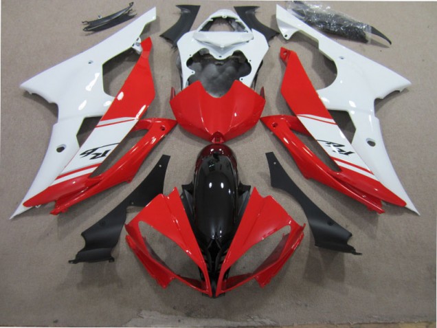Yamaha R6 08-16 Motorrad Verkleidungen - Rot Weiß Schwarz Yamaha R6 08-16 Motorrad Verkleidungen - Rot Weiß Schwarz