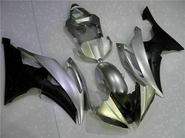 Yamaha R6 08-16 Motorrad Verkleidungen - Silber Schwarz Yamaha R6 08-16 Motorrad Verkleidungen - Silber Schwarz