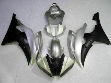 Yamaha R6 08-16 Motorrad Verkleidungen - Silber Schwarz