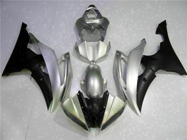 Yamaha R6 08-16 Motorrad Verkleidungen - Silber Schwarz Yamaha R6 08-16 Motorrad Verkleidungen - Silber Schwarz