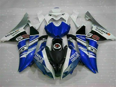 Yamaha R6 08-16 Motorrad Verkleidungen - Weiß Blau