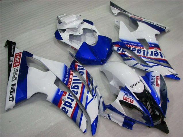 Yamaha R6 08-16 Motorrad Verkleidungen - Weiß Blau Sterilgarda Volvo Yamaha R6 08-16 Motorrad Verkleidungen - Weiß Blau Sterilgarda Volvo