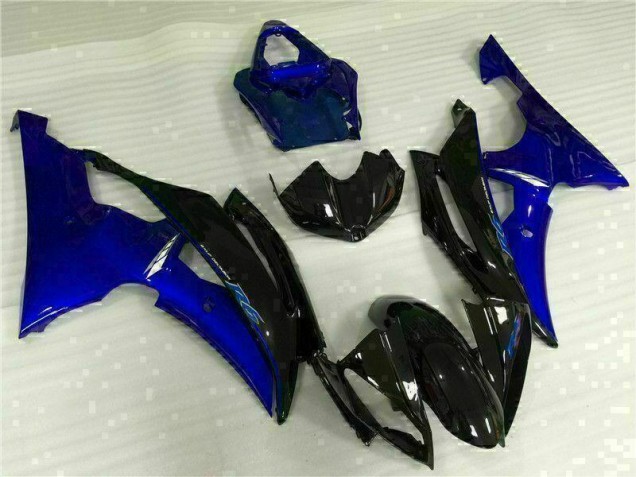 Yamaha R6 08-16 Motorrad Vollverkleidung - Blau Schwarz Yamaha R6 08-16 Motorrad Vollverkleidung - Blau Schwarz