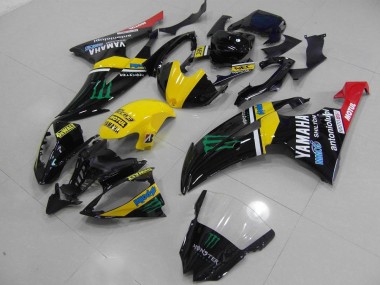 Yamaha R6 08-16 Motorrad Vollverkleidung - Gelb Monster