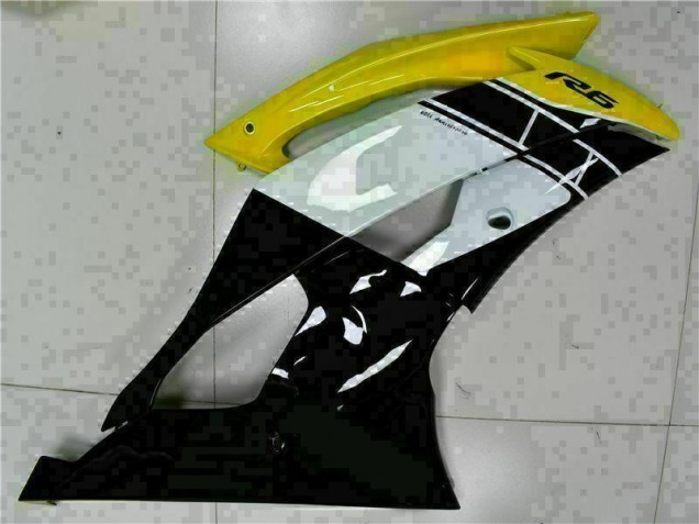 Yamaha R6 08-16 Motorrad Vollverkleidung - Gelb Schwarz Yamaha R6 08-16 Motorrad Vollverkleidung - Gelb Schwarz