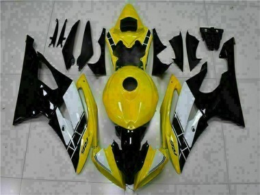 Yamaha R6 08-16 Motorrad Vollverkleidung - Gelb Schwarz
