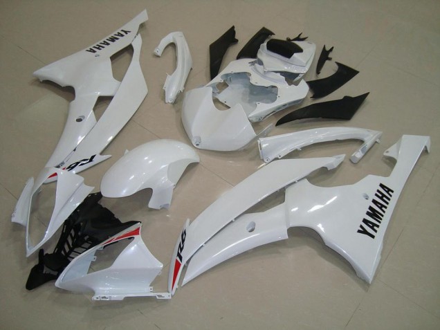 Yamaha R6 08-16 Motorrad Vollverkleidung - Perl Weiß Yamaha R6 08-16 Motorrad Vollverkleidung - Perl Weiß