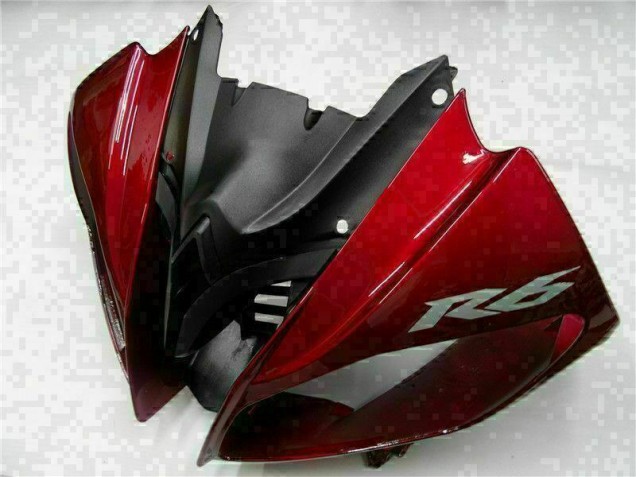 Yamaha R6 08-16 Motorrad Vollverkleidung - Rot Schwarz Yamaha R6 08-16 Motorrad Vollverkleidung - Rot Schwarz