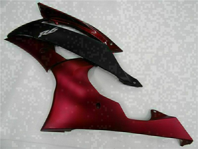 Yamaha R6 08-16 Motorrad Vollverkleidung - Rot Schwarz Yamaha R6 08-16 Motorrad Vollverkleidung - Rot Schwarz
