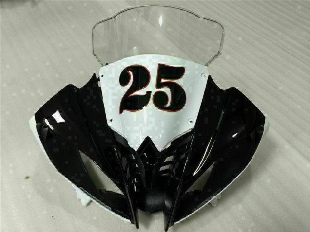 Yamaha R6 08-16 Motorrad Vollverkleidung - Weiß Schwarz Yamaha R6 08-16 Motorrad Vollverkleidung - Weiß Schwarz