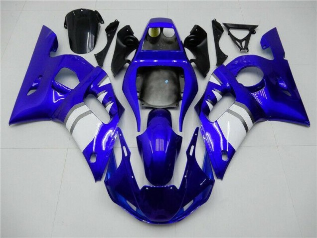 Yamaha R6 98-02 Motorrad Verkleidung - Blau Weiß Yamaha R6 98-02 Motorrad Verkleidung - Blau Weiß
