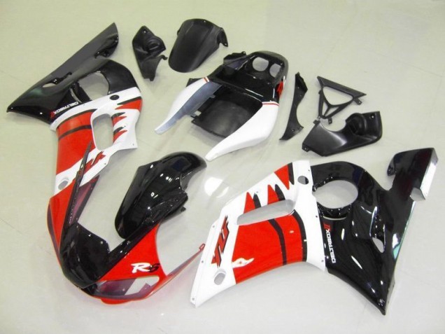 Yamaha R6 98-02 Motorrad Verkleidung - Rot Weiß Schwarz Yamaha R6 98-02 Motorrad Verkleidung - Rot Weiß Schwarz