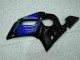 Yamaha R6 98-02 Motorrad Verkleidungen - Blau Schwarz Yamaha R6 98-02 Motorrad Verkleidungen - Blau Schwarz