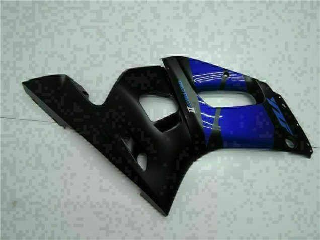Yamaha R6 98-02 Motorrad Verkleidungen - Blau Schwarz Yamaha R6 98-02 Motorrad Verkleidungen - Blau Schwarz