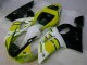 Yamaha R6 98-02 Motorrad Verkleidungen - Gelb Weiß Yamaha R6 98-02 Motorrad Verkleidungen - Gelb Weiß