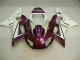 Yamaha R6 98-02 Motorrad Verkleidungen - Lila Weiß Yamaha R6 98-02 Motorrad Verkleidungen - Lila Weiß