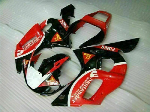 Yamaha R6 98-02 Motorrad Verkleidungen - Rot Schwarz Yamaha R6 98-02 Motorrad Verkleidungen - Rot Schwarz