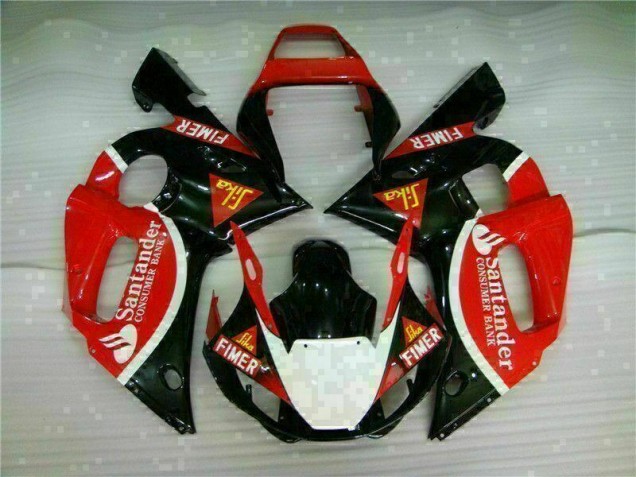 Yamaha R6 98-02 Motorrad Verkleidungen - Rot Schwarz Yamaha R6 98-02 Motorrad Verkleidungen - Rot Schwarz