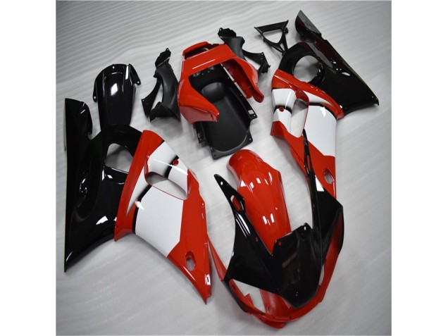 Yamaha R6 98-02 Motorrad Verkleidungen - Schwarz Weiß Yamaha R6 98-02 Motorrad Verkleidungen - Schwarz Weiß