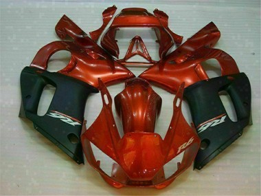 Yamaha R6 98-02 Motorrad Verkleidungen - Schwarzbraun