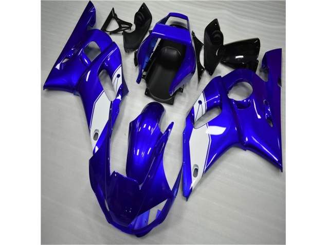 Yamaha R6 98-02 Motorrad Verkleidungen - Weiß Blau Yamaha R6 98-02 Motorrad Verkleidungen - Weiß Blau
