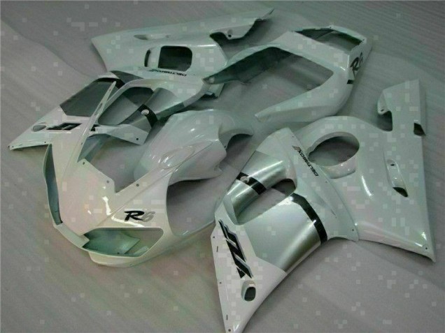 Yamaha R6 98-02 Motorrad Verkleidungen - Weiß Yamaha R6 98-02 Motorrad Verkleidungen - Weiß