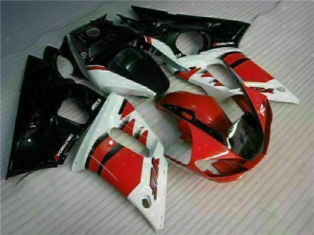 Yamaha R6 98-02 Motorrad Vollverkleidung - Rot Schwarz Yamaha R6 98-02 Motorrad Vollverkleidung - Rot Schwarz